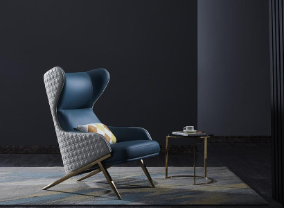 Luxury Design Furniture Modern Design Armchair 74*90cm Leather Living room