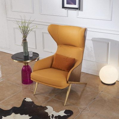Armchair Designer Armchair Upholstered Armchair Modern Decorative Relax Leather Armchair Luxury