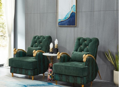Armchair Design Beat Relax Club Lounge Single Seat Upholstery Fabric Leather