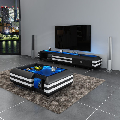Coffee table Designer Table Coffee table Tables Glass table Illuminated