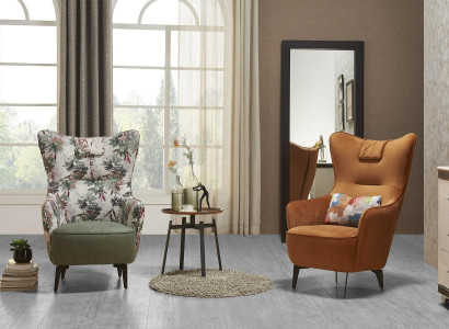 Luxury Design Furniture Chairs Modern Design Decorative Armchair Textile Living room