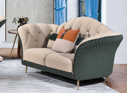 Three Seater Italian Style Furniture Sofa 3 Seater Modern Sofa Leather Sofa Couch