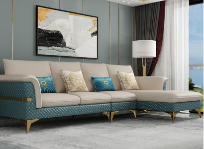 Design Corner sofa L-shape Modern Sofas Leather sofa Couch Living landscape Modern sofa