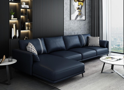 High-quality Corner sofa Living landscape Corner sofa L-shape Leather Couch Suite Sofa new