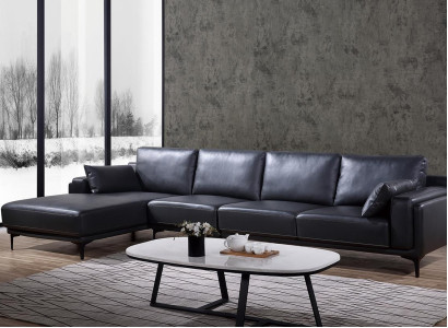 Sofa Design Corner sofa L-shape Leather sofa Couch Living landscape Suite Modern sofas