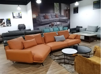 Corner Corner sofa L-shape Living landscape Sofa Couch Upholstery Suite Leather Fabric Sofas