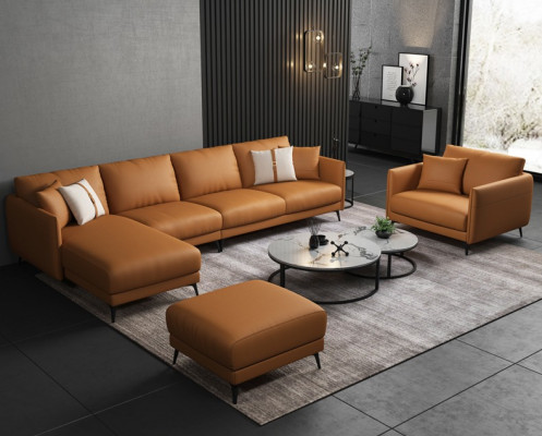 Living landscape Suite Design Modern Sofas Modern Corner sofa Leather sofa Couch new