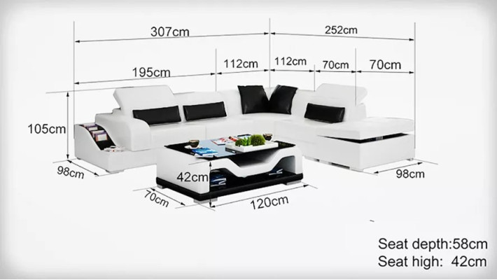 Suite Corner suite Sofa Leather sofa Corner sofa Upholstery Upholstery Couch Living landscape