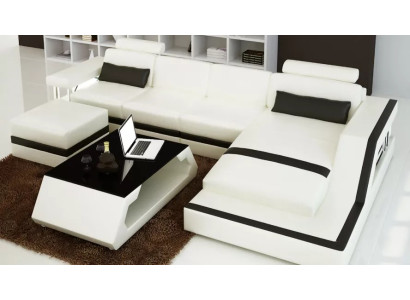 Leather sofa Corner sofa L-shape Modern sofa Leather sofa Corner sofa Upholstery