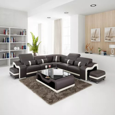 Leather sofa design sofa corner sofa L-shape modern corner sofa upholstery