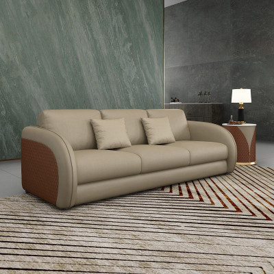 Three Seater Couch Upholstery Design Sofa Modern 3 Seat Sofas Room Furniture Beige
