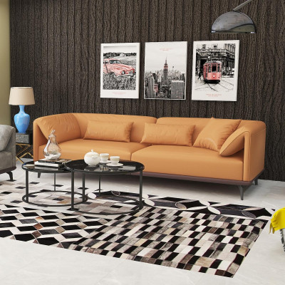Sofa set 4+3+2 Leather sofa Couch Living landscape Suite Design Modern sofa
