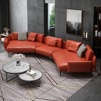Living landscape Suite Design Modern Sofa Corner sofa Sofa U-shape Leather sofa Couch
