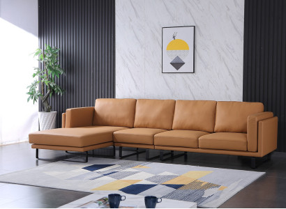 Corner sofa Design Corner sofa Living room Furniture Modern leather upholstered couch