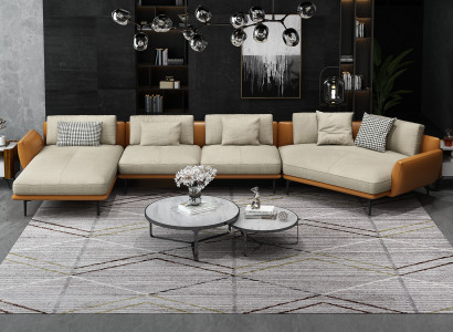 Corner sofa Sofa Couch Upholstery Seat Fabric Textile Couches Suite Living landscape new