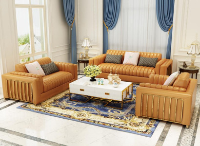 Luxury Leather Sofa Couch Living landscape Suite Design Modern Sofas Sofa 3+2+1 new