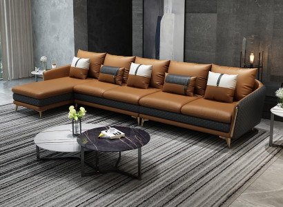 Designer Corner sofa L-shape Sofa Modern Sofas Leather sofa Corner suite