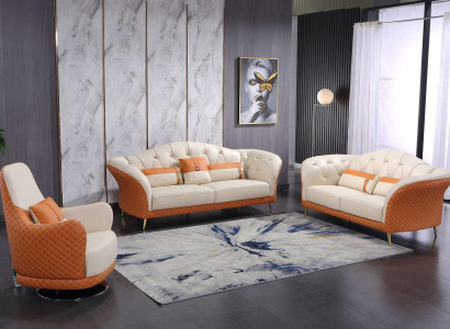 exclusive Upholstery Designer Furniture 32 Seater Couch Suite 2pcs. Living landscape