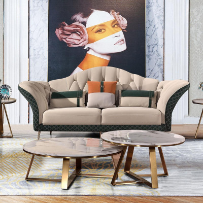 exclusive Upholstery Designer Furniture 32 Seater Couch Suite 2pcs. Living landscape