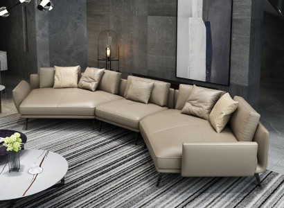 Modern sofa Corner sofa U-shape Upholstered furniture Living room Leather sofa Corner sofa