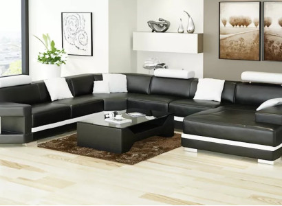 Corner suite Corner sofa Upholstery Corner sofa Couch 2-piece set new Moderne