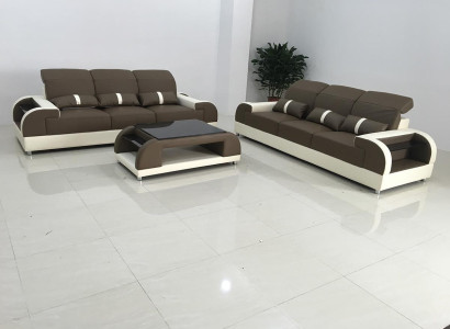 Designer Furniture Modern 3+3 Seat Sofa set Set Couch Seat Sofa Leather sofa new