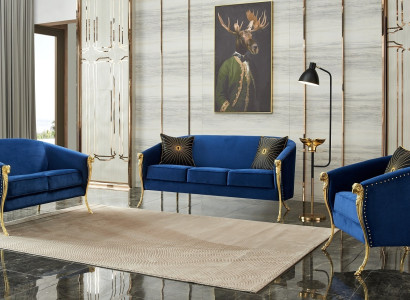 Sofa set 321 Seater Set Design Sofas Upholstery Couches Textile Relax Modern