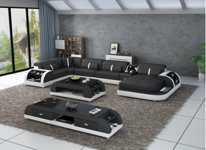 Modern Designer Corner sofa U-shape Living landscape Couch Sofas Upholstery Corner Sofa new