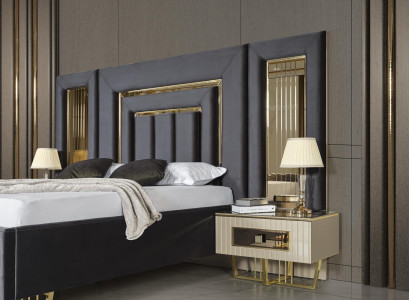 Bedside table Furniture Side table Bedroom Furnishings Design Luxury Italy new