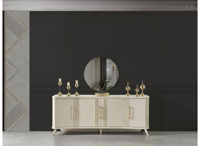 xxl Chest of drawers sideboard Wood Chests of drawers Cabinets beige luxury Furnishings