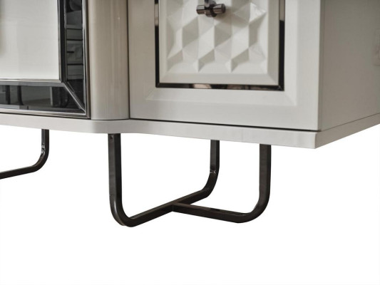 Sideboard White Chest of drawers Consoles Table Mirror 2pcs. Chests of drawers, sideboards