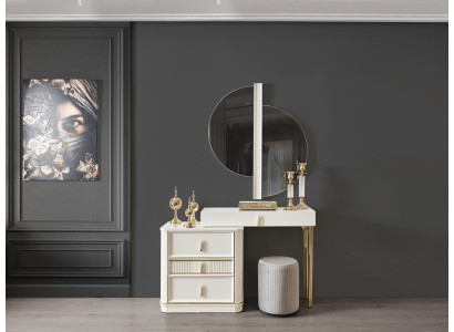 Bedroom White Dressing table Wood Elegant Furniture Consoles Dressing tables