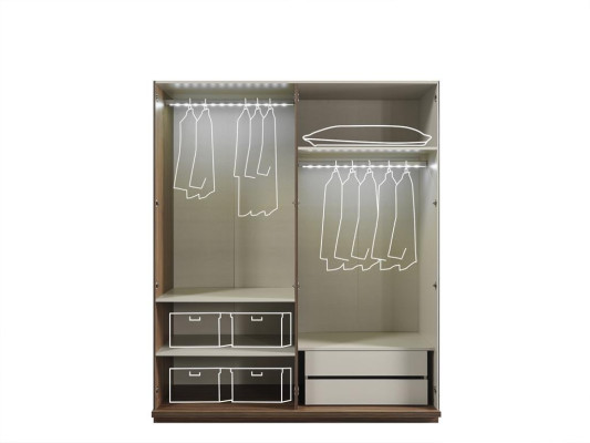 Wardrobe Wardrobe Luxury Wood Cabinets Design Furniture Bedroom White new