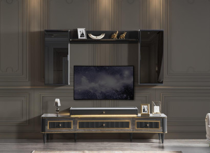 TV-cabinet Lowboard tv stand Sideboard Chest of drawers Living room Modern Wood Design Furniture