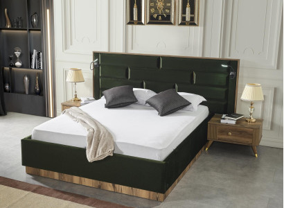 Design Bed Double bed Wood Luxury Beds Bedroom Furniture Furnishings