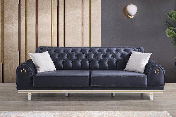 Chesterfield Sofa Couch 230cm Upholstery Furniture Furnishings Living room Fabric