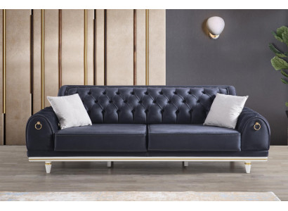Chesterfield Sofa Couch 230cm Upholstery Furniture Furnishings Living room Fabric