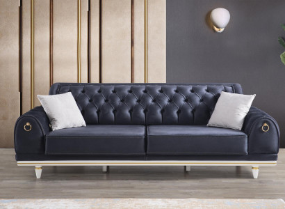Chesterfield Sofa Couch 230cm Upholstery Furniture Furnishings Living room Fabric