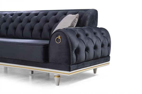 Chesterfield Sofa Couch 230cm Upholstery Furniture Furnishings Living room Fabric