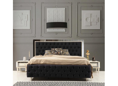 Chesterfield Bed with upholstered design luxury double hotel beds luxury