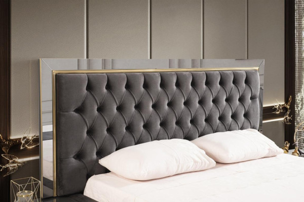 Luxury Bedroom Bedside table Beds Bed 3pcs. Complete Set Design Furnishings