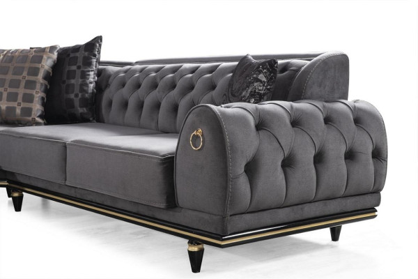 Modern sofa L-shaped textile sofa Living room set Design Modern sofa Corner sofa