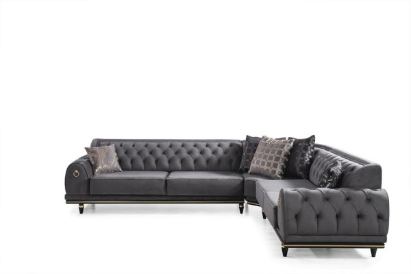 Modern sofa L-shaped textile sofa Living room set Design Modern sofa Corner sofa