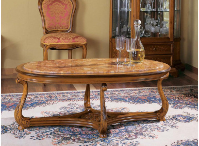 Oval Coffee table Wood Tables Side table Living room Italian Furniture Table