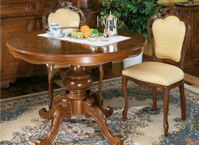 Round Dining table Dining set Dining room Set Suite Table with chairs 3 pieces. set