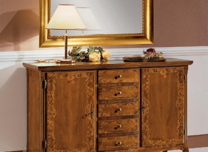 Luxury Chest of drawers Mirror Group Wood Console Sideboard Drawers Chests of drawers Consoles