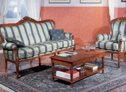 Classic Sofa set Couch 3+1 Seater Sofa Couches Italian Furniture Textile