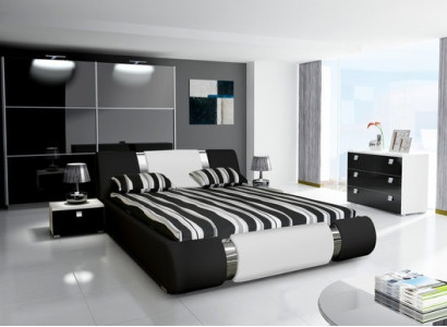 Chic designer waterbed: luxury and comfort in a modern style