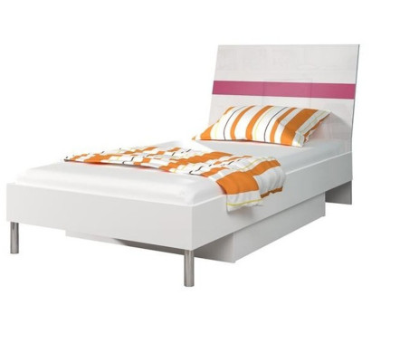 Childrens room Pink Girls Wardrobe Bed Table Wood 5pcs. Bedroom