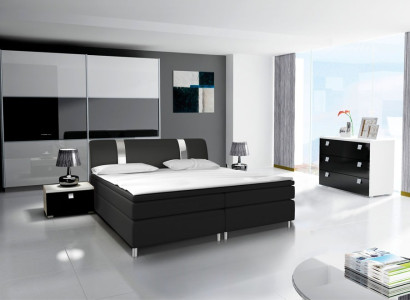 Design Bedroom Modern Sets Complete Wardrobe Bed Chest of drawers Bedside table